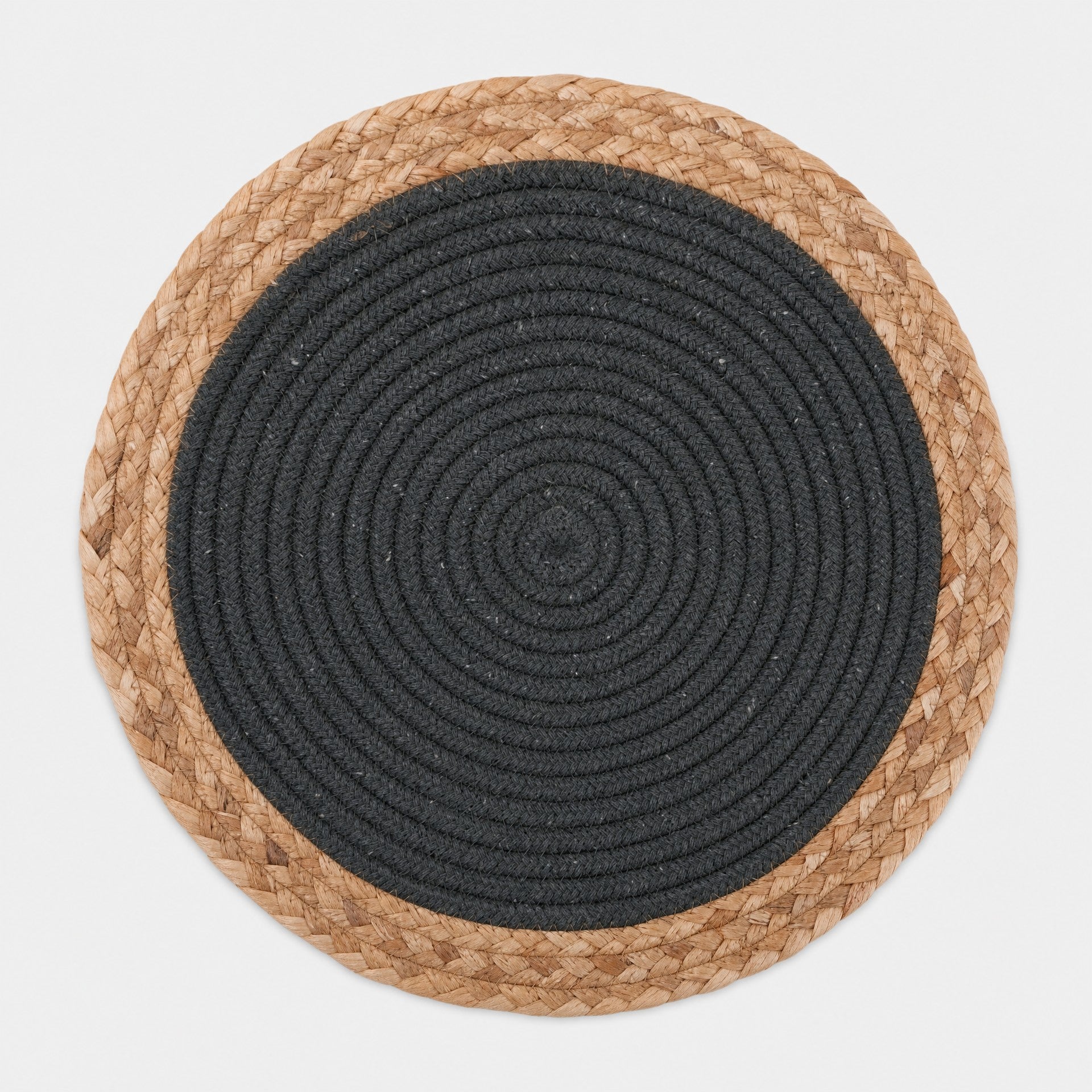 Round Woven Placemant - Grey Set of 4