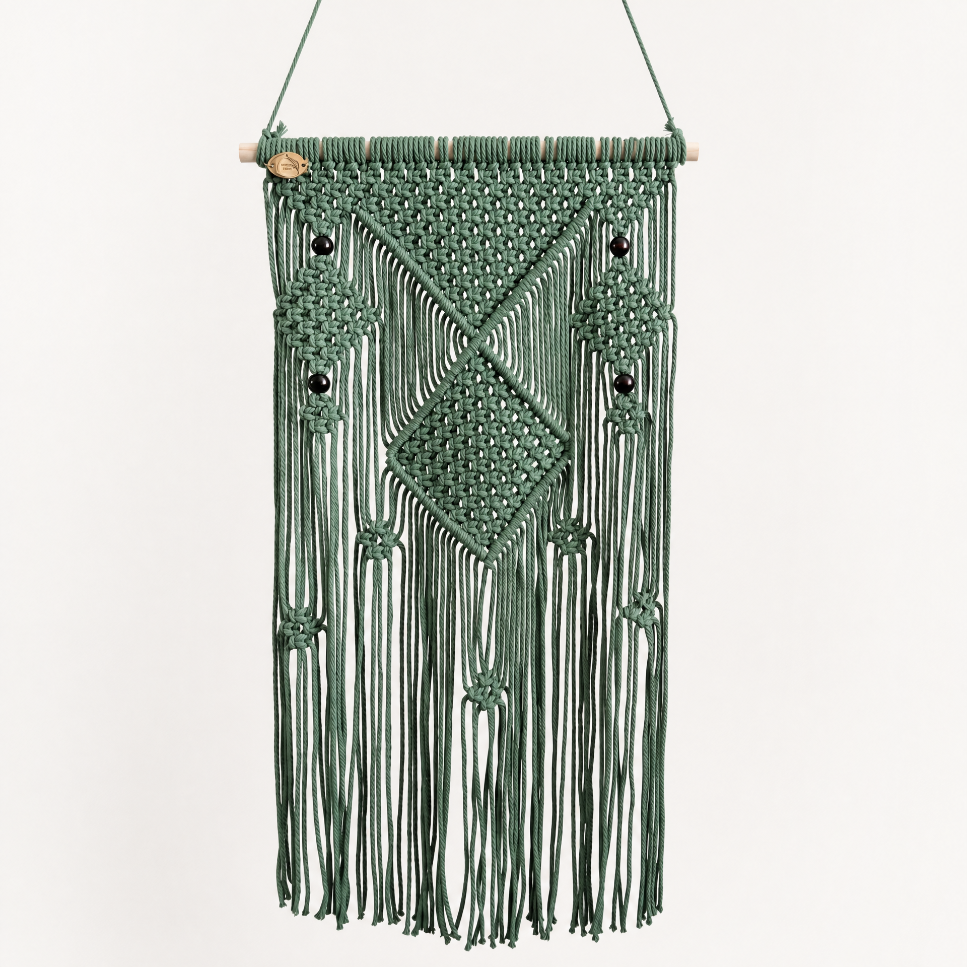 Macramé Wall Decor - Olive Green