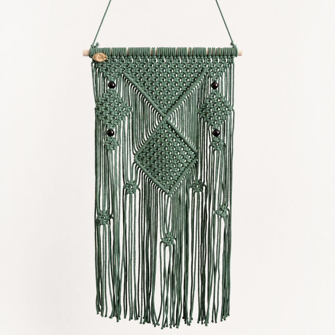 Macramé Wall Decor - Olive Green